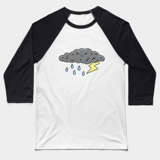 Cute Storm Cloud Baseball T-Shirt